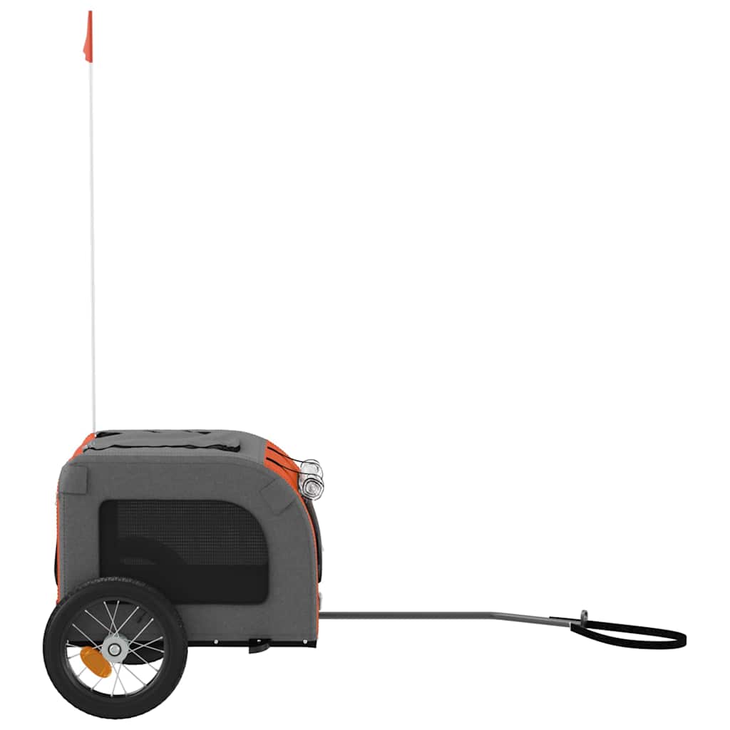 Rimorchio per bicicletta per animali domestici 124 x 53 x 53 cm