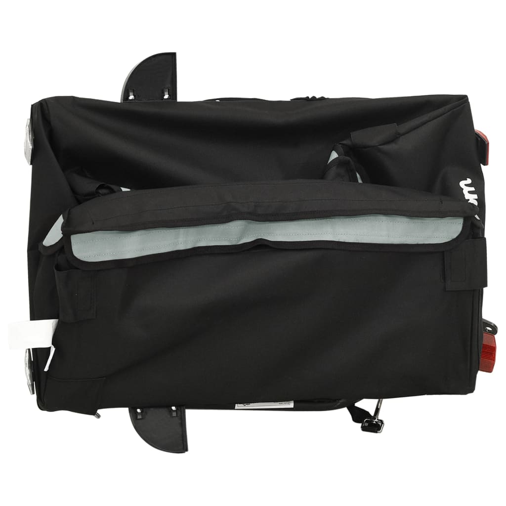 Rimorchio da Bici Nero e Grigio 30 kg in Ferro