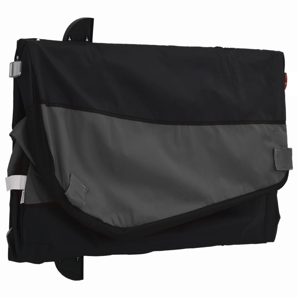 Rimorchio da Bici Nero 45 kg in Ferro