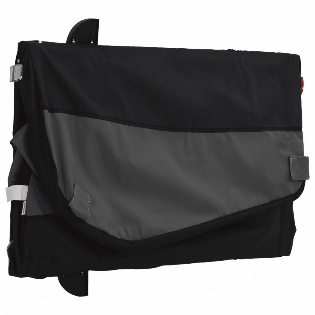 Rimorchio da Bici Nero 45 kg in Ferro