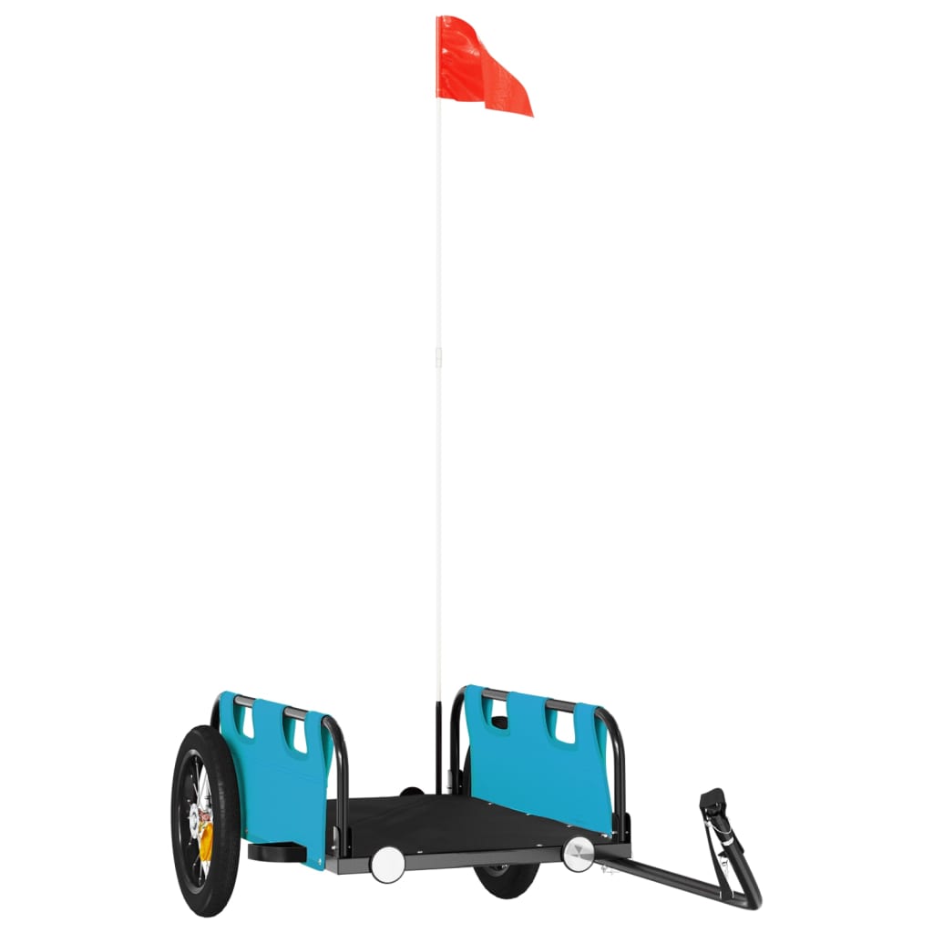 Rimorchio da Bici Blu Oxford e Ferro