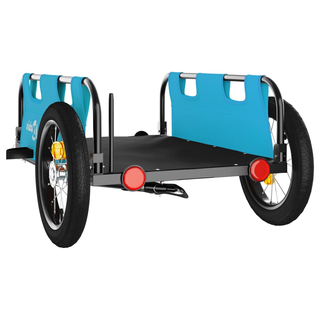 Rimorchio da Bici Blu Oxford e Ferro