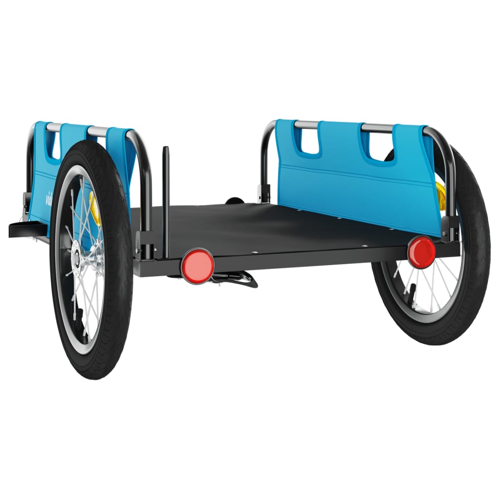 Rimorchio da Bici Blu Oxford e Ferro