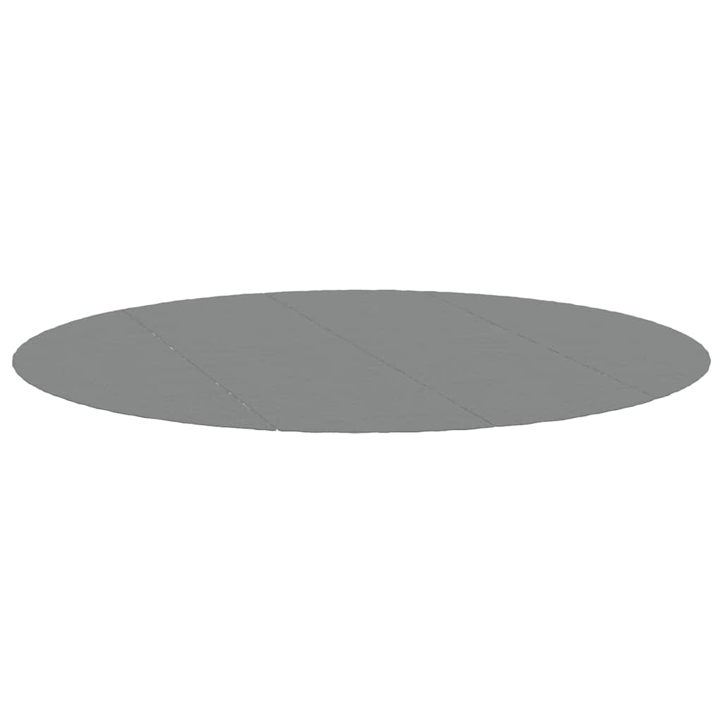 Telo per Fondo Piscina Ø 428 cm (2 mm) Rotondo Grigio Chiaro