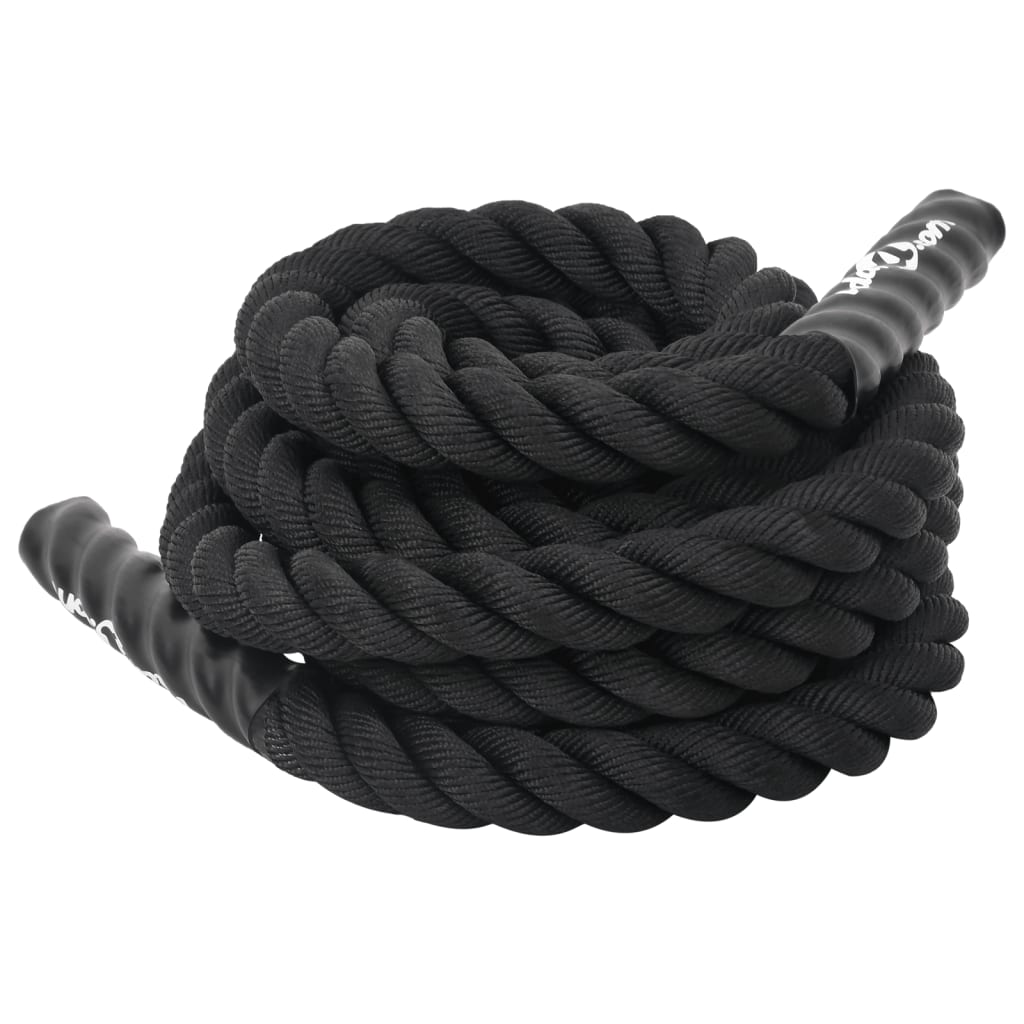 Corda da Battaglia Nera 9 m 6,8 kg Poliestere