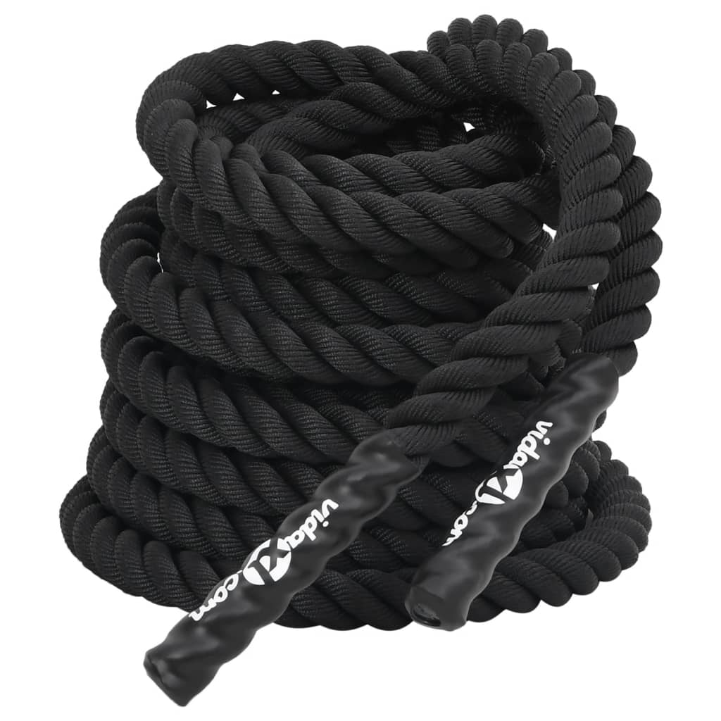 Corda da Battaglia Nera 15 m 11 kg Poliestere