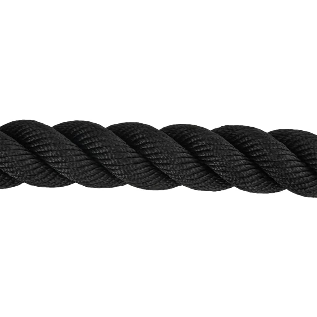 Corda da Battaglia Nera 15 m 11 kg Poliestere