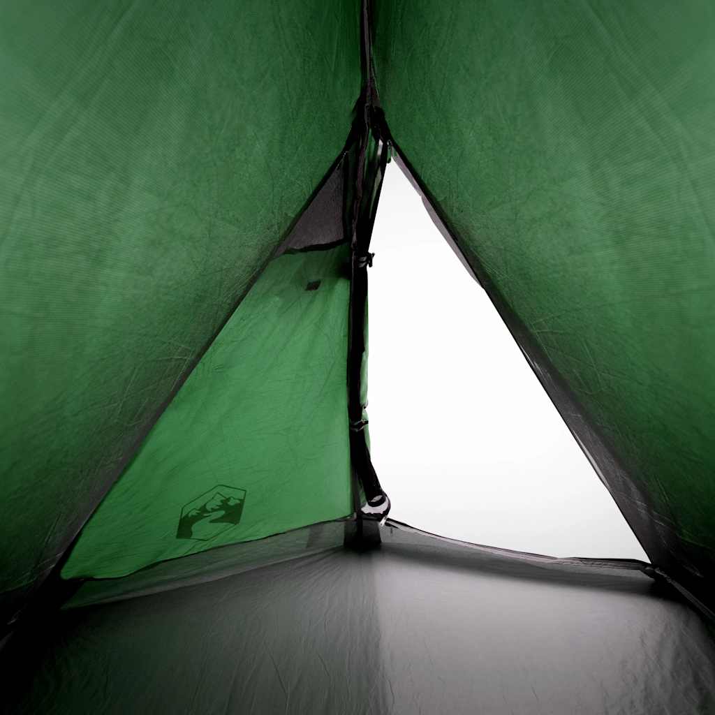 Tenda da Campeggio a Cupola per 2 Persone Verde Impermeabile