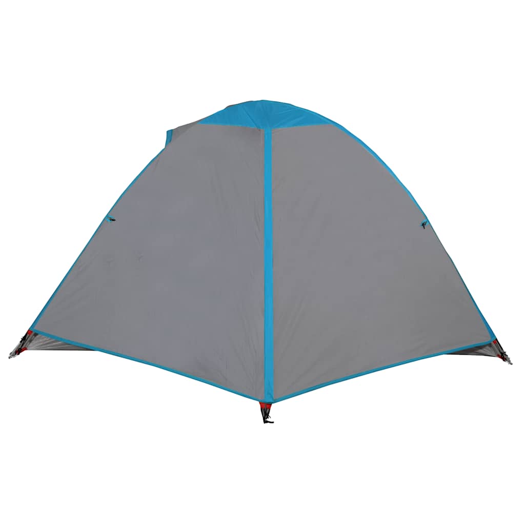 Tenda da Campeggio a Cupola per 2 Persone Blu Impermeabile