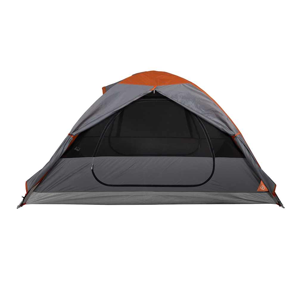 Tenda da Campeggio a Cupola 2 Persone Arancione Impermeabile
