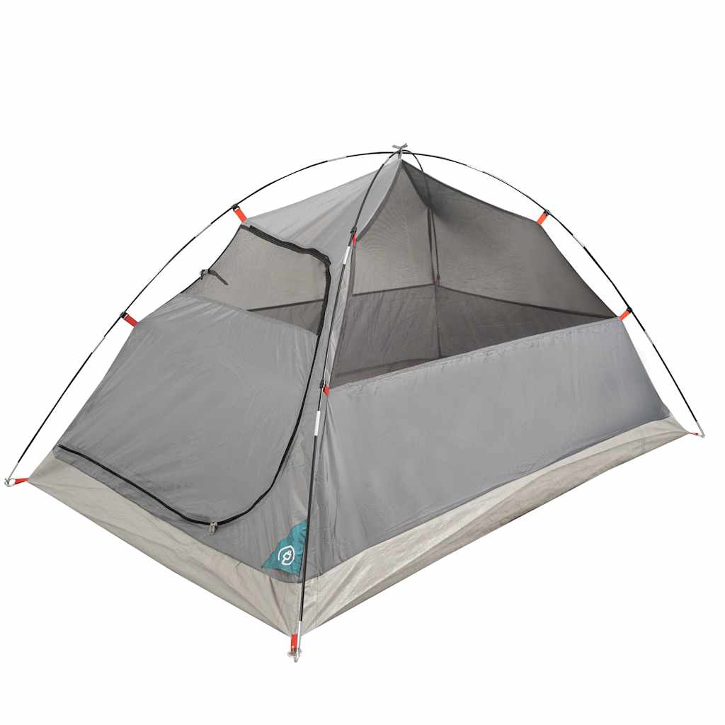 Tenda da Campeggio a Cupola per 4 Persone Blu Impermeabile
