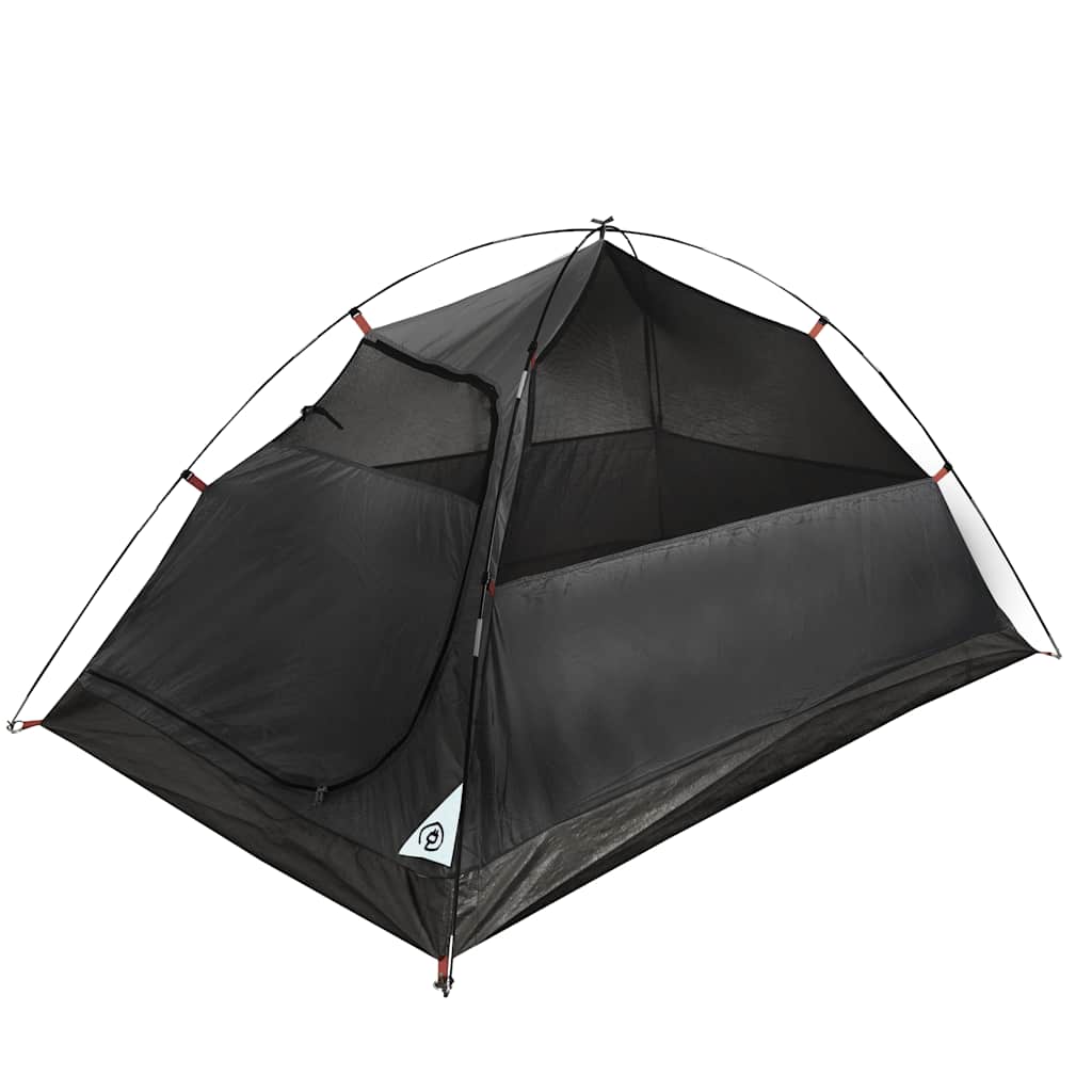 Tenda Campeggio a Cupola 4 Persone Bianca Tessuto Impermeabile