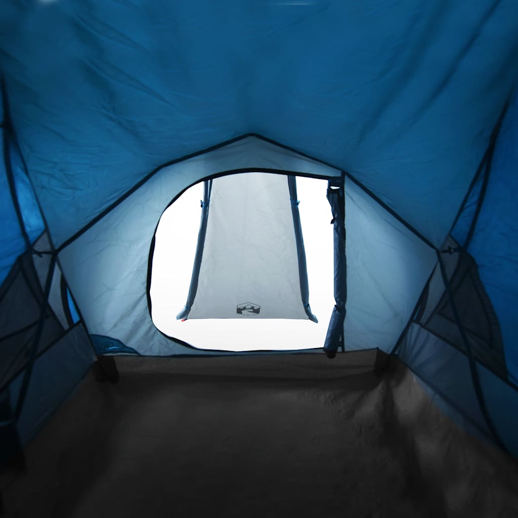 Tenda da Campeggio a Cupola per 2 Persone Blu Impermeabile