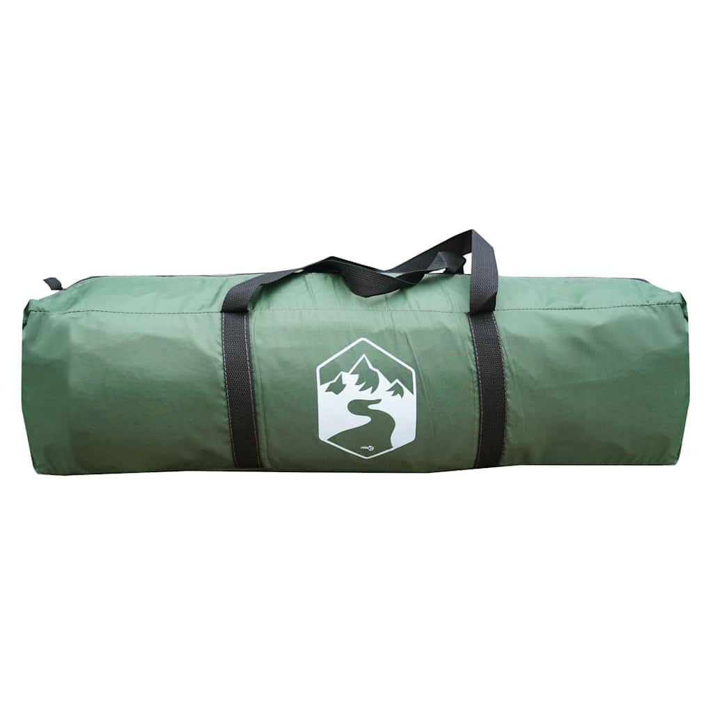 Tenda da Campeggio a Cupola per 6 Persone Verde Impermeabile