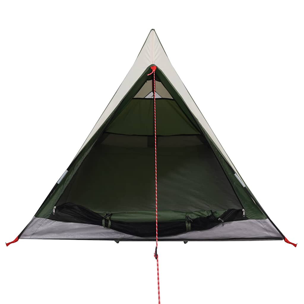 Tenda da Campeggio per 2 Persone Verde Impermeabile