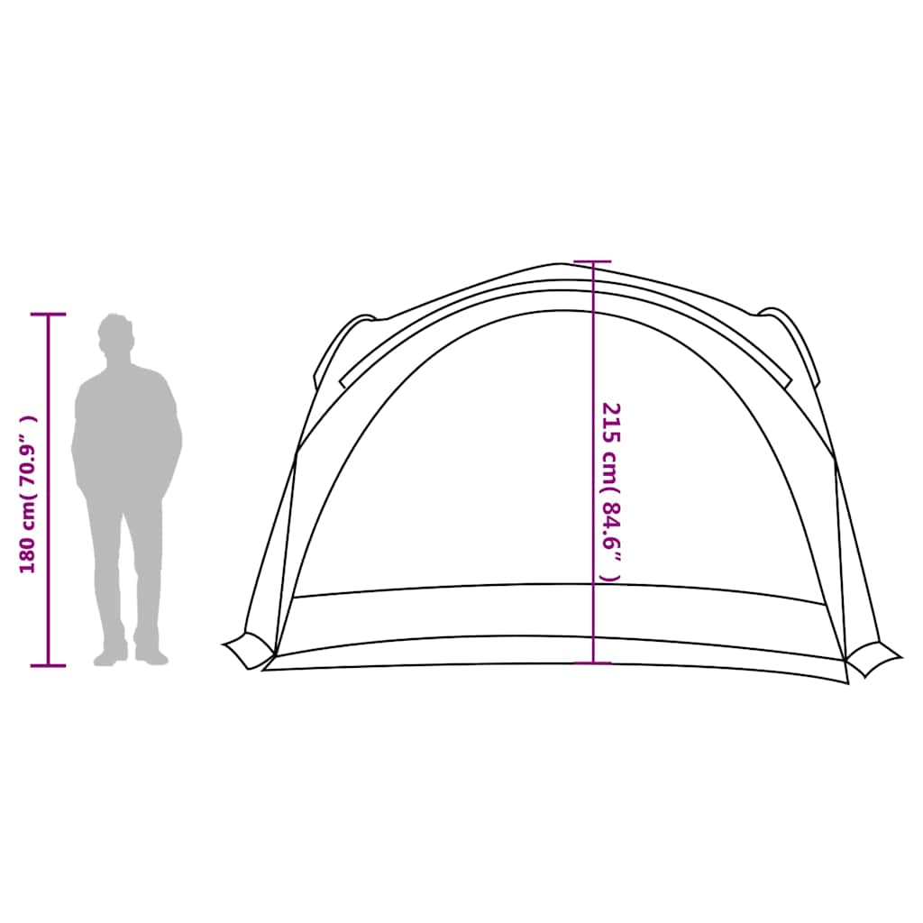 Tenda per Feste Blu Impermeabile