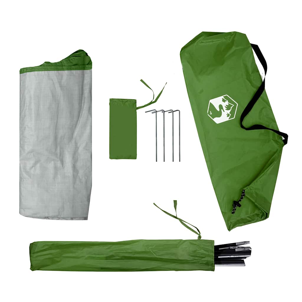 Tenda Portaoggetti con 9 Scomparti Verde Impermeabile