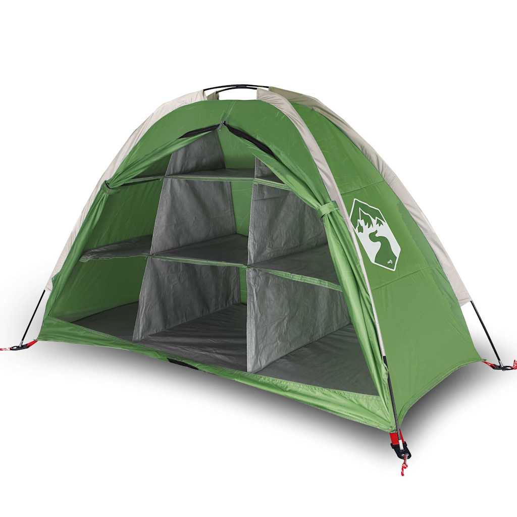 Tenda Portaoggetti con 9 Scomparti Verde Impermeabile