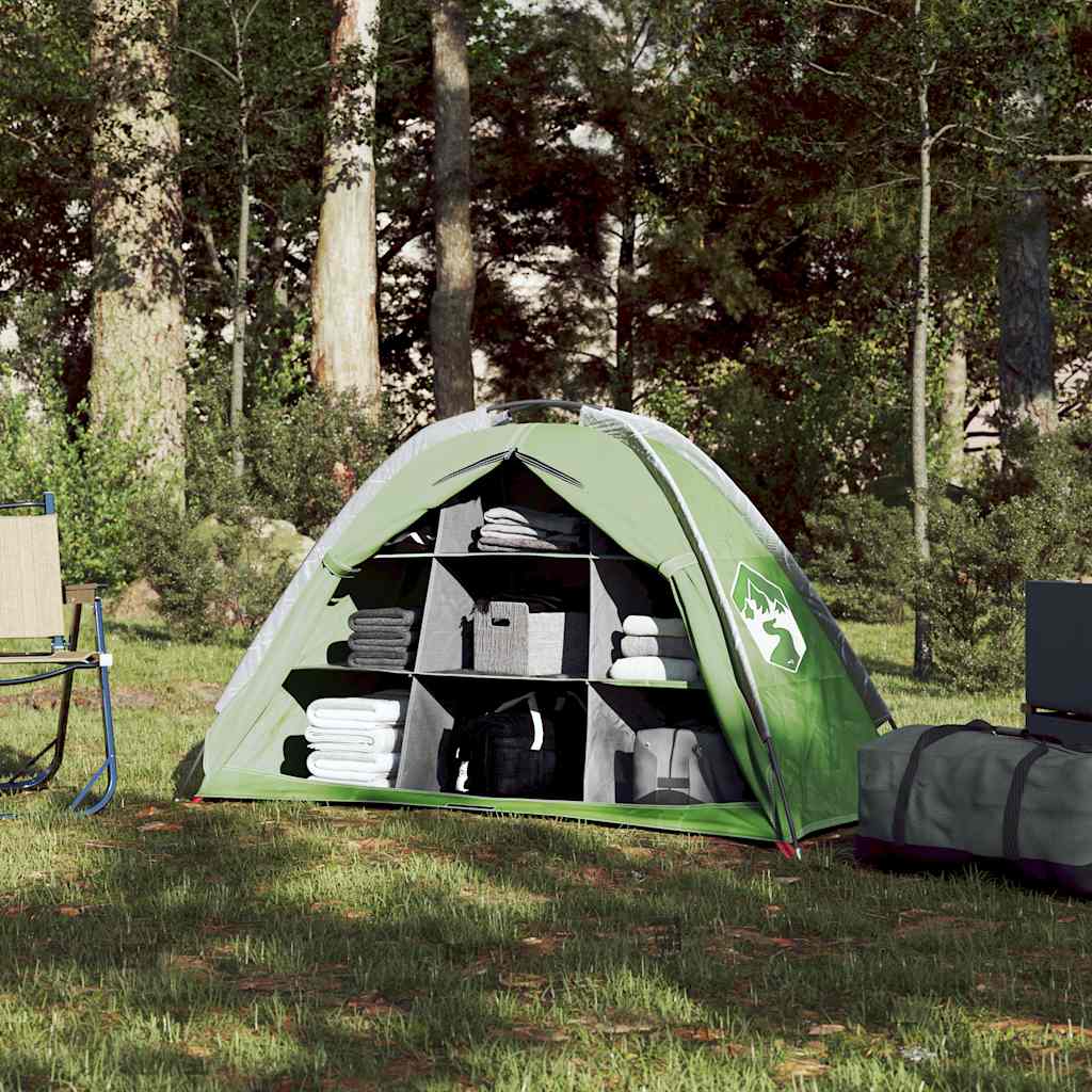 Tenda Portaoggetti con 9 Scomparti Verde Impermeabile