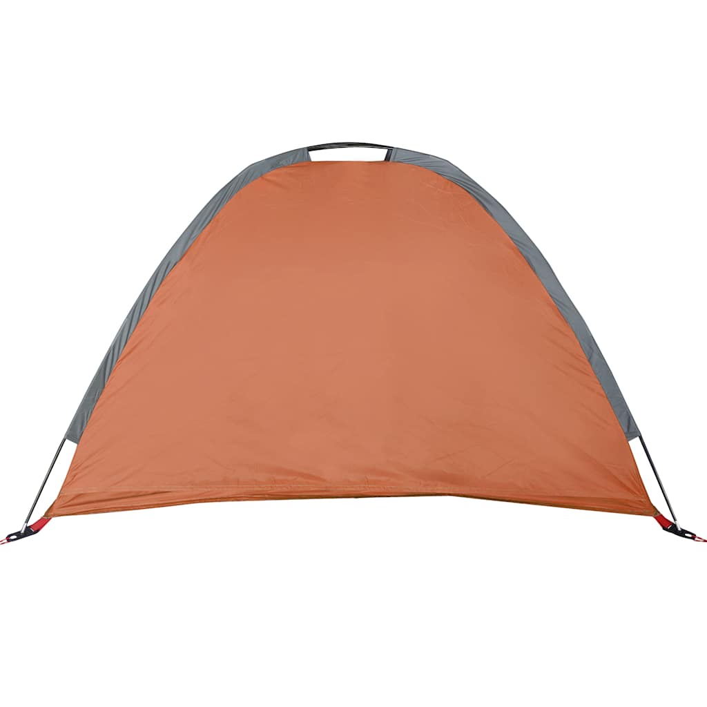 Tenda Portaoggetti 9 Scomparti Grigio e Arancione Impermeabile