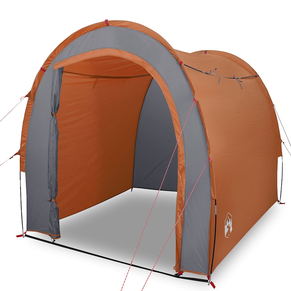 Tenda Portaoggetti Grigio e Arancione Impermeabile