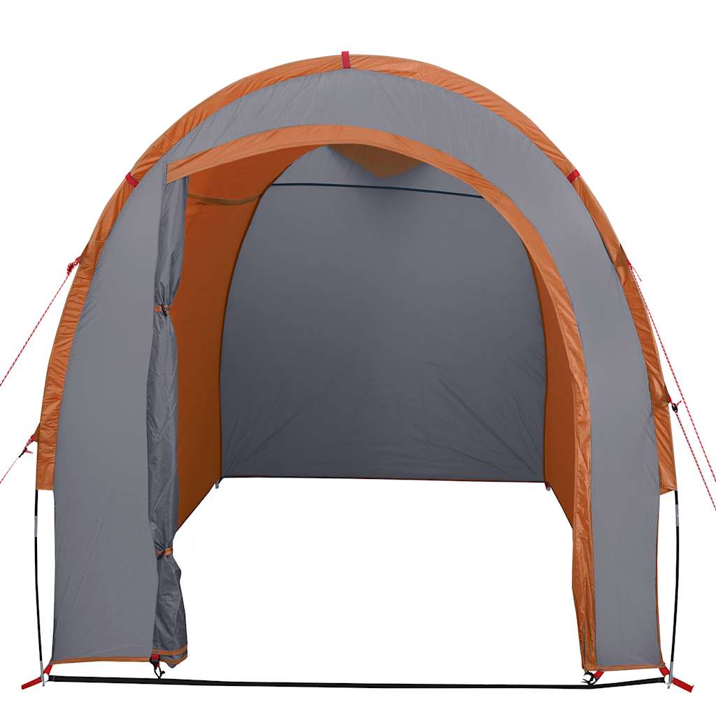 Tenda Portaoggetti Grigio e Arancione Impermeabile