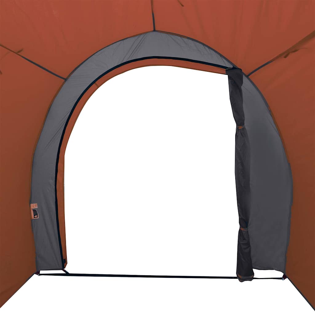 Tenda Portaoggetti Grigio e Arancione Impermeabile