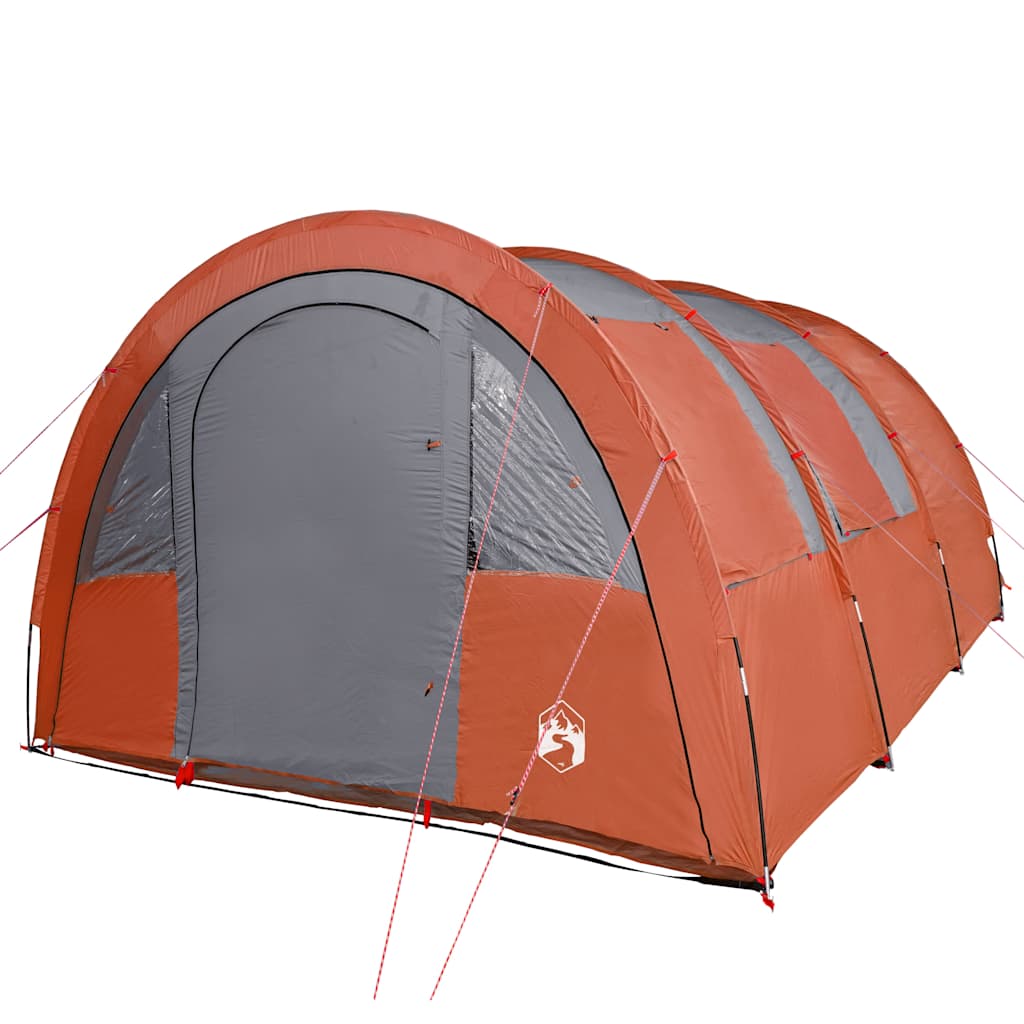 Tenda da Campeggio a Tunnel per 4 Persone Arancione