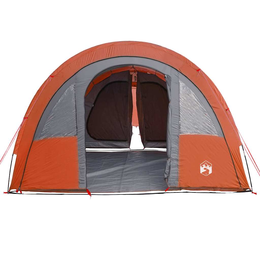 Tenda da Campeggio a Tunnel per 4 Persone Arancione