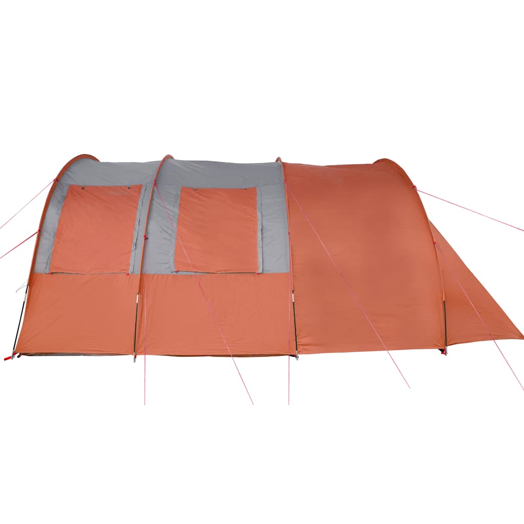 Tenda da Campeggio a Tunnel per 4 Persone Arancione