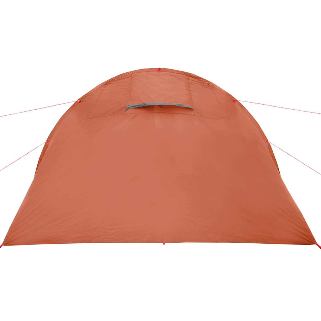 Tenda da Campeggio a Tunnel per 4 Persone Arancione
