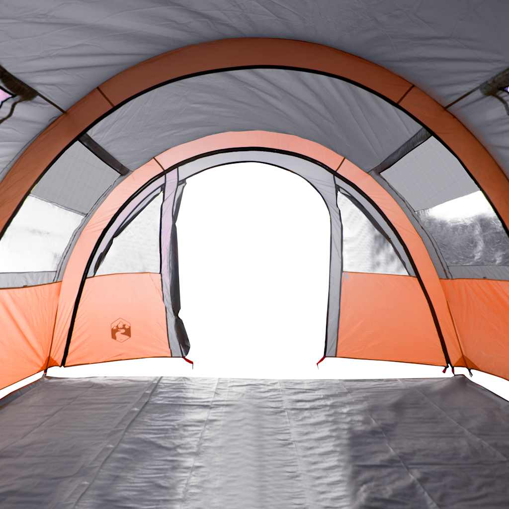 Tenda da Campeggio a Tunnel per 4 Persone Arancione