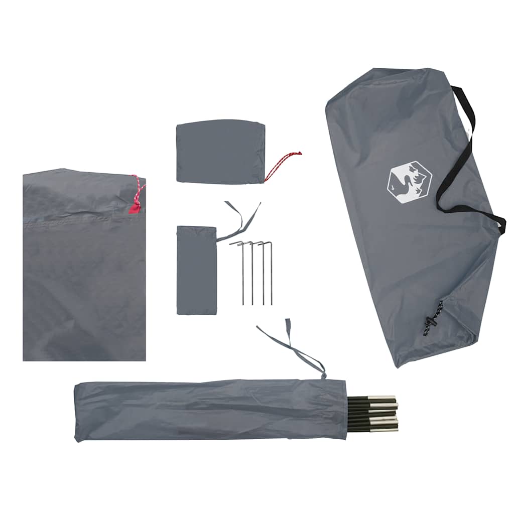 Tenda da Spiaggia Grigia 274x178x170/148 cm in Poliestere 185T