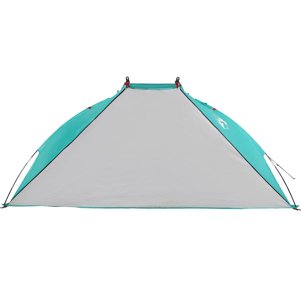 Tenda da Spiaggia Verde Mare 268x223x125 cm in Poliestere 185T