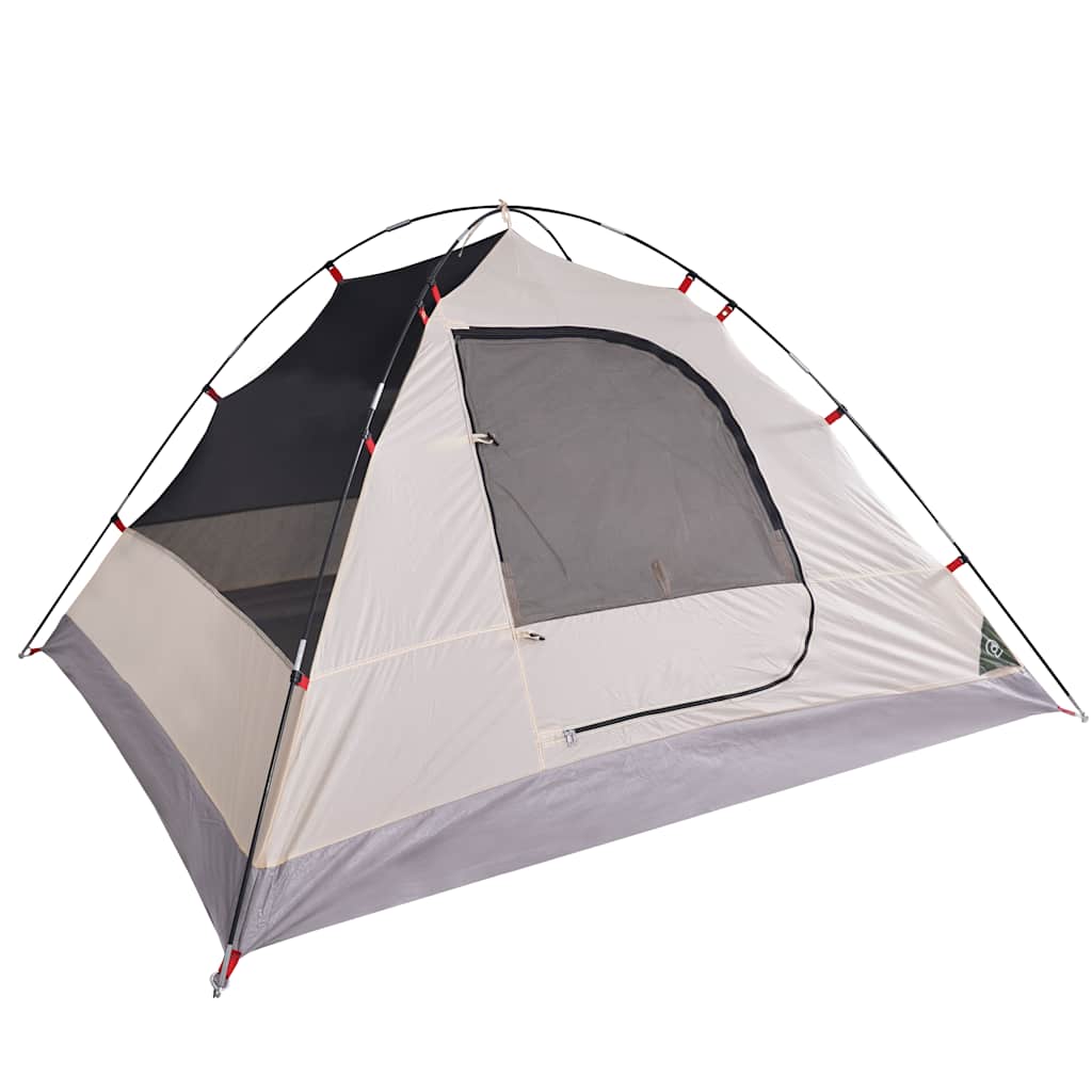 Tenda da Campeggio a Cupola per 3 Persone Verde Impermeabile