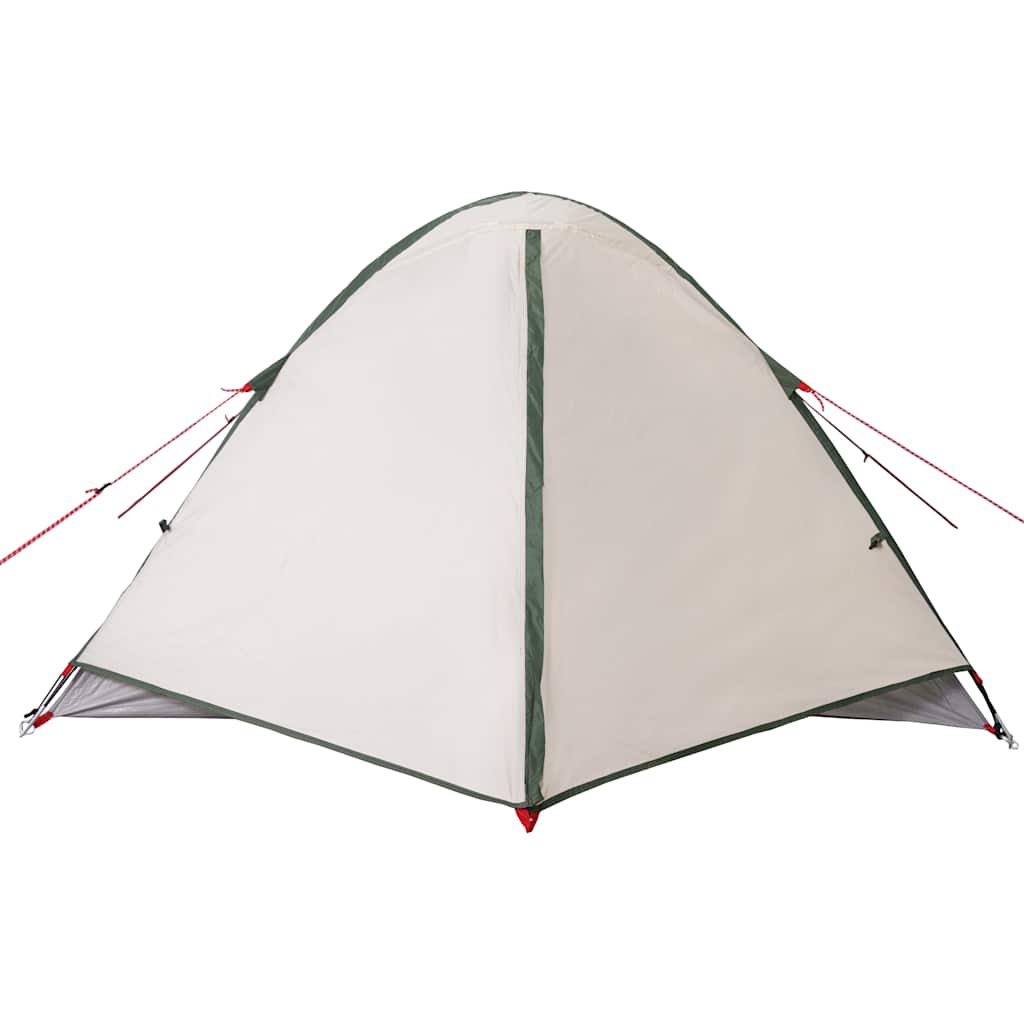 Tenda da Campeggio a Cupola per 3 Persone Verde Impermeabile