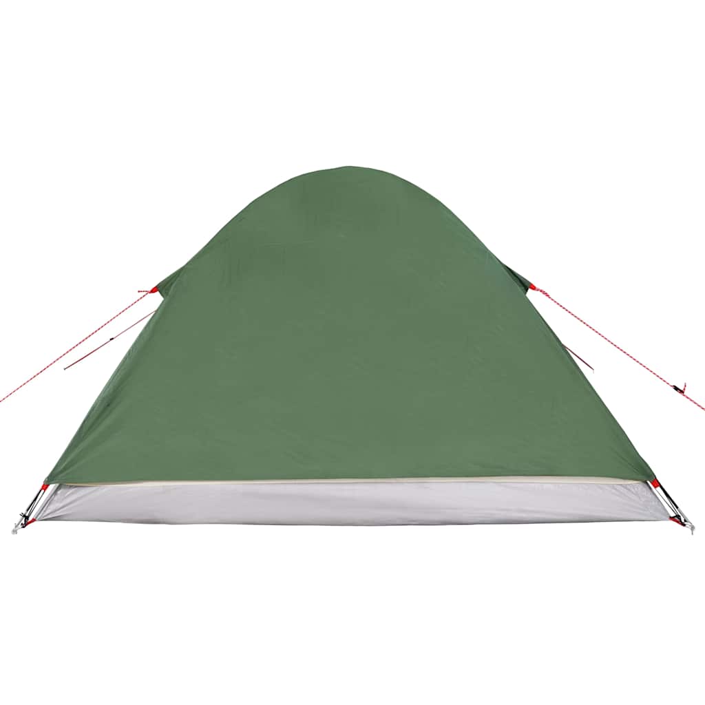 Tenda da Campeggio a Cupola per 3 Persone Verde Impermeabile
