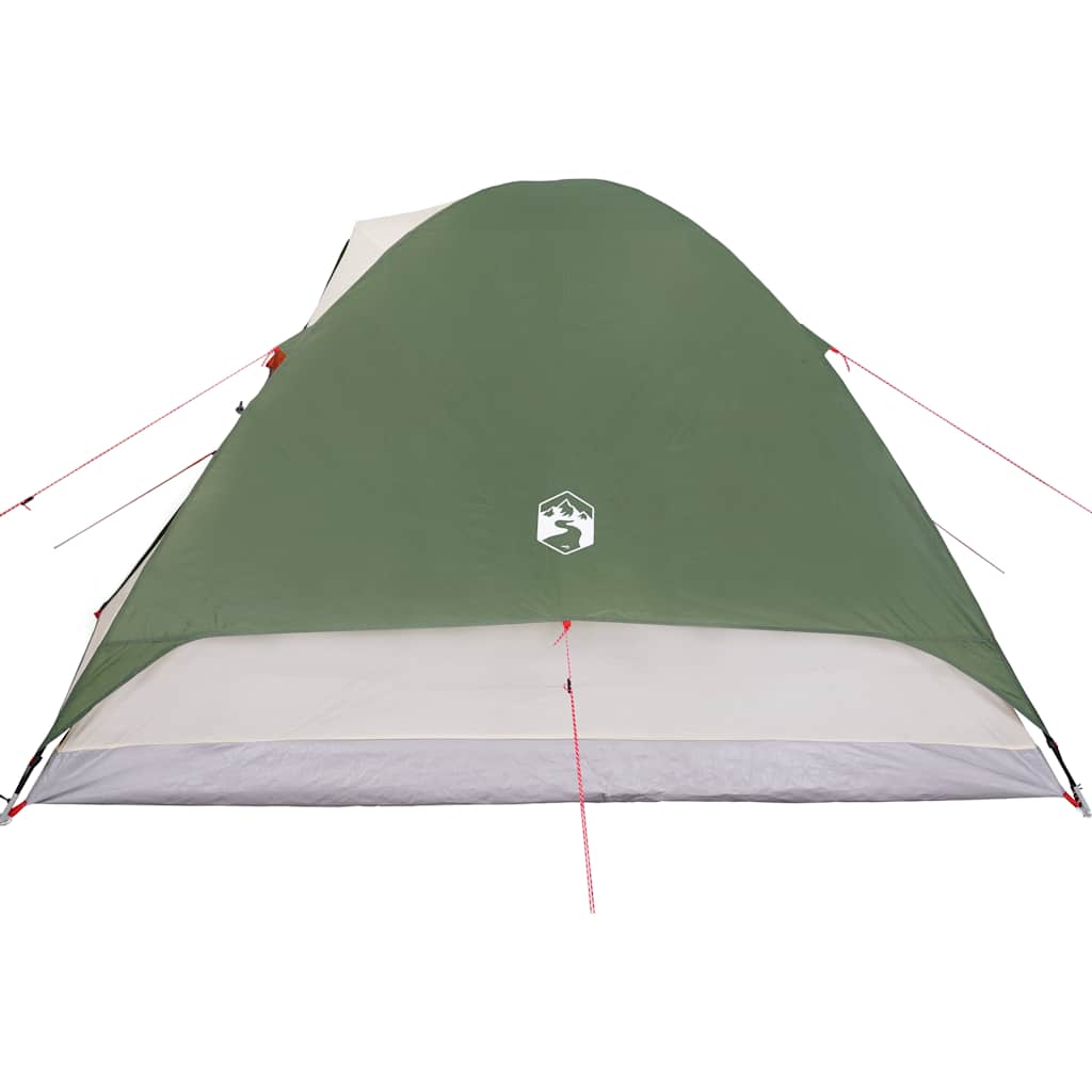 Tenda da Campeggio a Cupola per 6 Persone Verde Impermeabile
