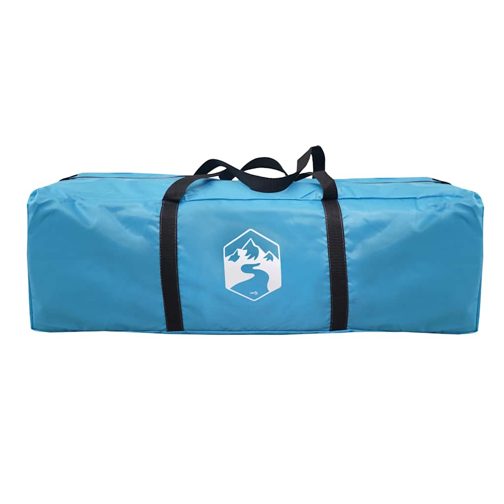 Tenda da Campeggio a Cupola per 6 Persone Blu Impermeabile