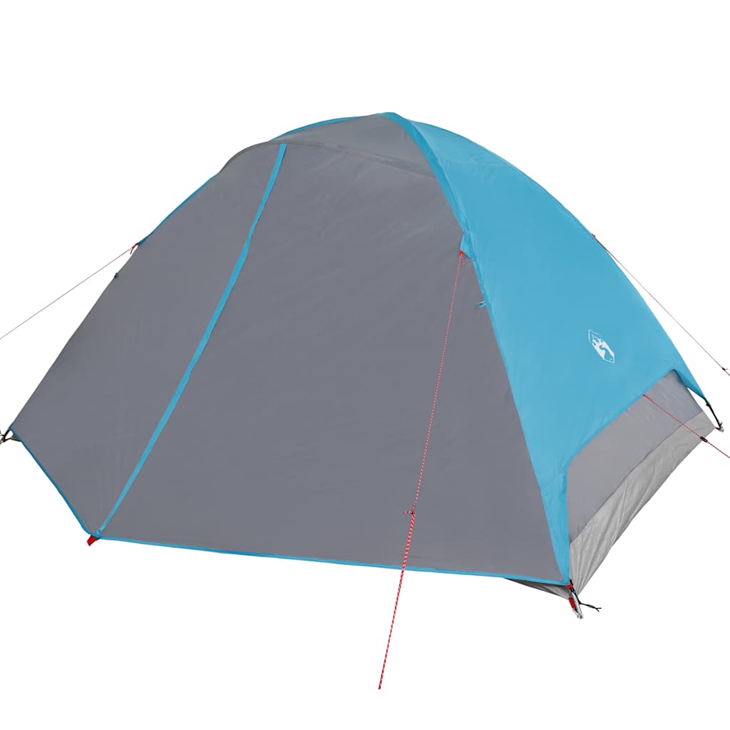 Tenda da Campeggio a Cupola per 6 Persone Blu Impermeabile