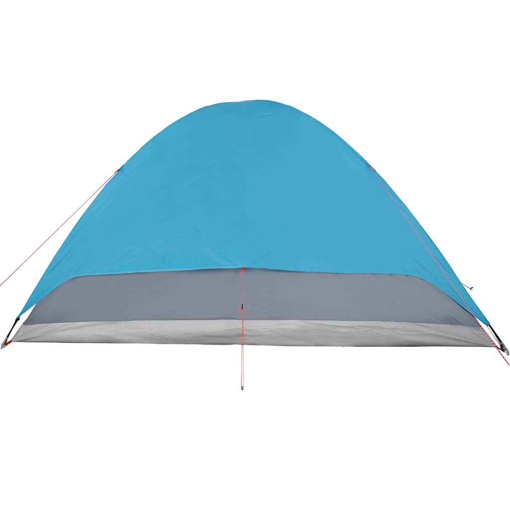Tenda da Campeggio a Cupola per 6 Persone Blu Impermeabile