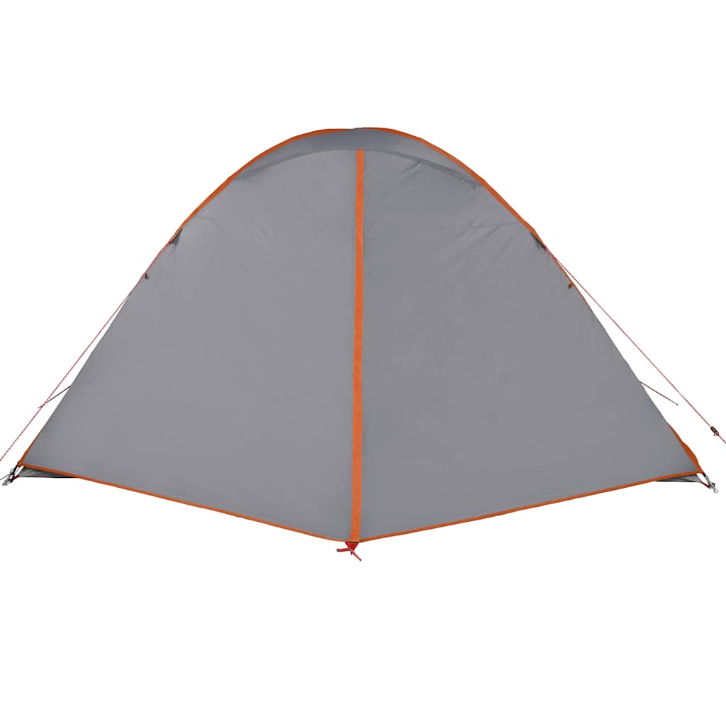 Tenda da Campeggio a Cupola 6 Persone Arancione Impermeabile