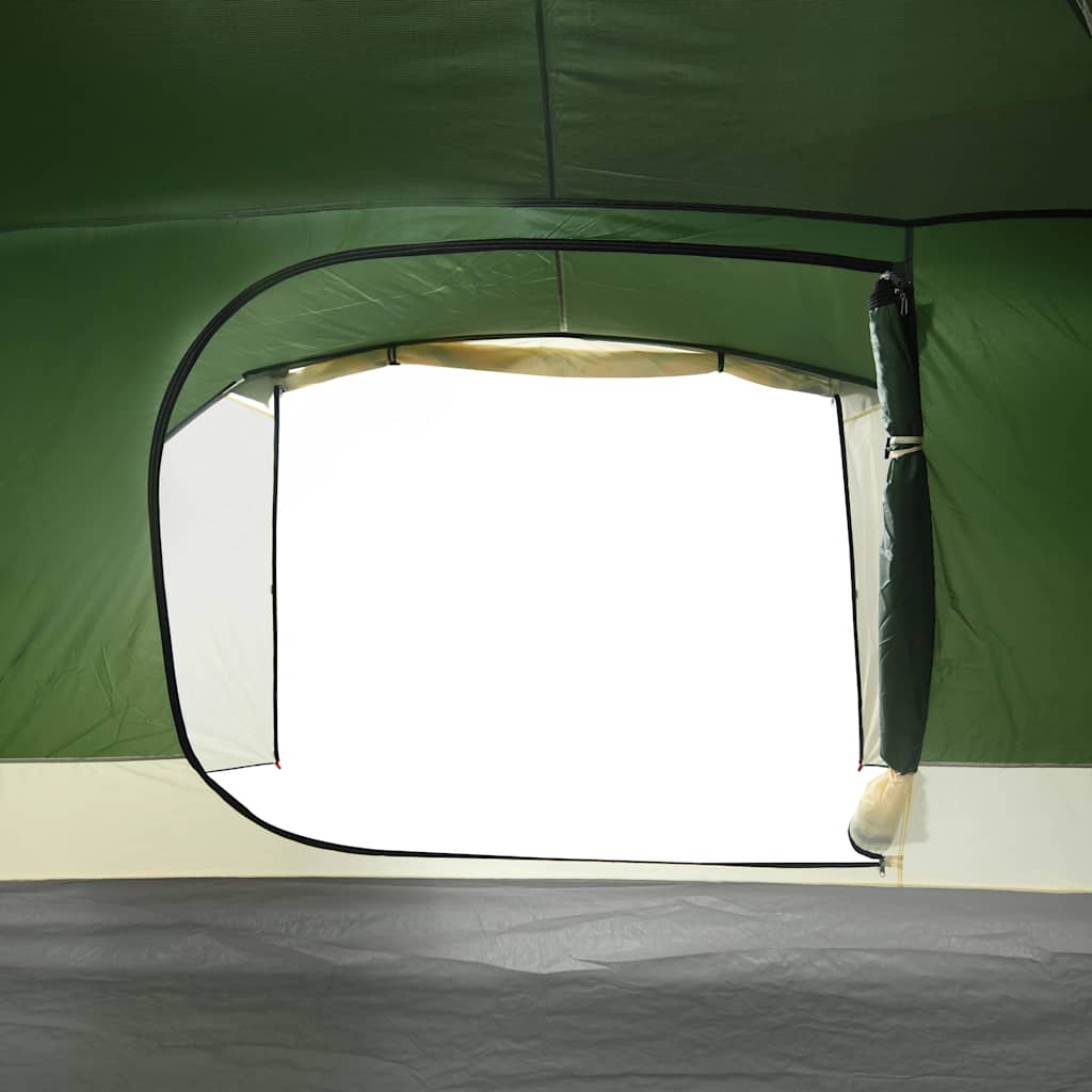 Tenda da Campeggio a Cupola per 6 Persone Verde Impermeabile