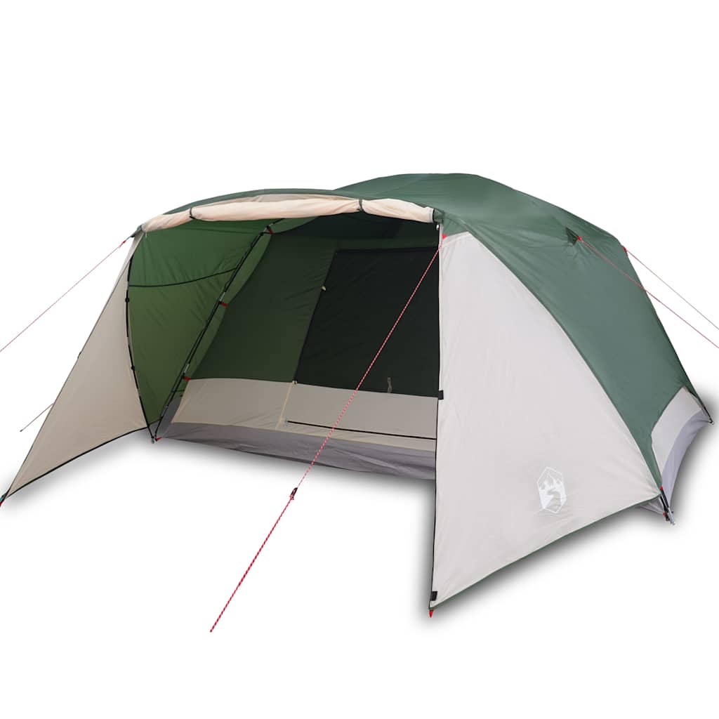 Tenda da Campeggio a Cupola per 6 Persone Verde Impermeabile