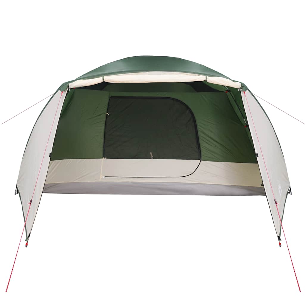 Tenda da Campeggio a Cupola per 6 Persone Verde Impermeabile