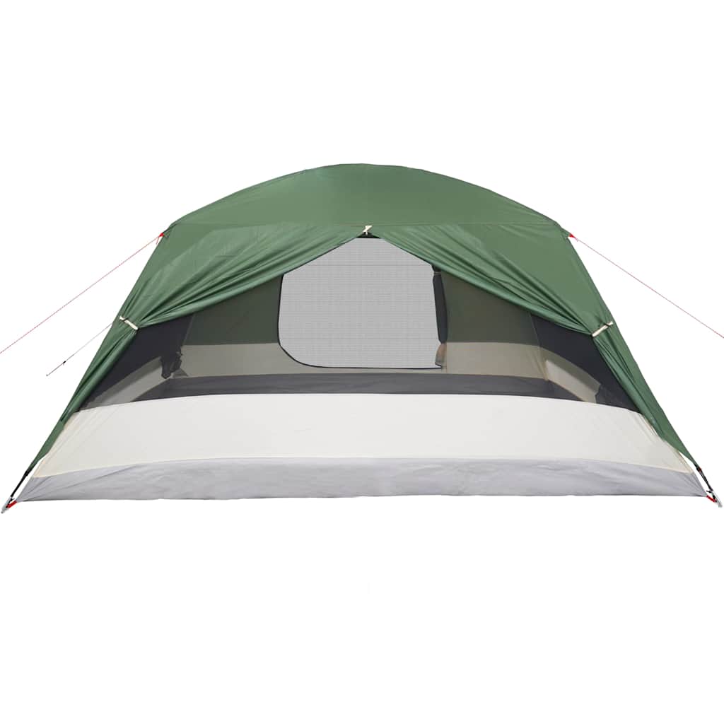 Tenda da Campeggio a Cupola per 6 Persone Verde Impermeabile