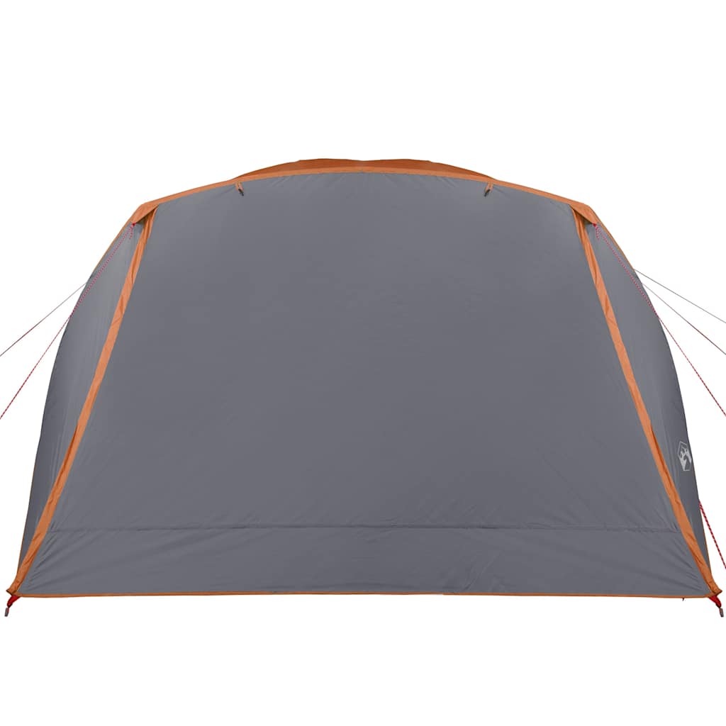 Tenda da Famiglia con Portico per 6 Persone Arancione