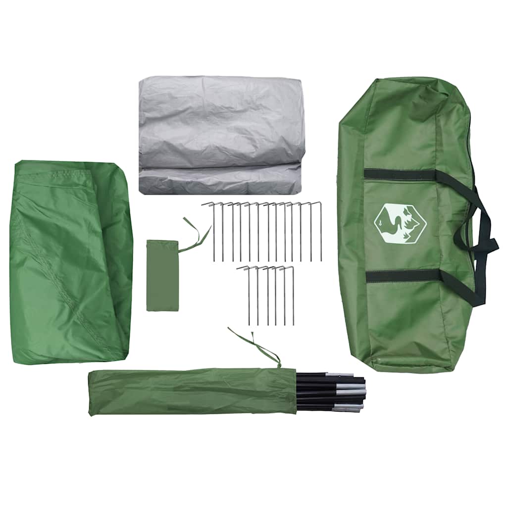 Tenda da Campeggio Crossvent per 8 Persone Verde Impermeabile