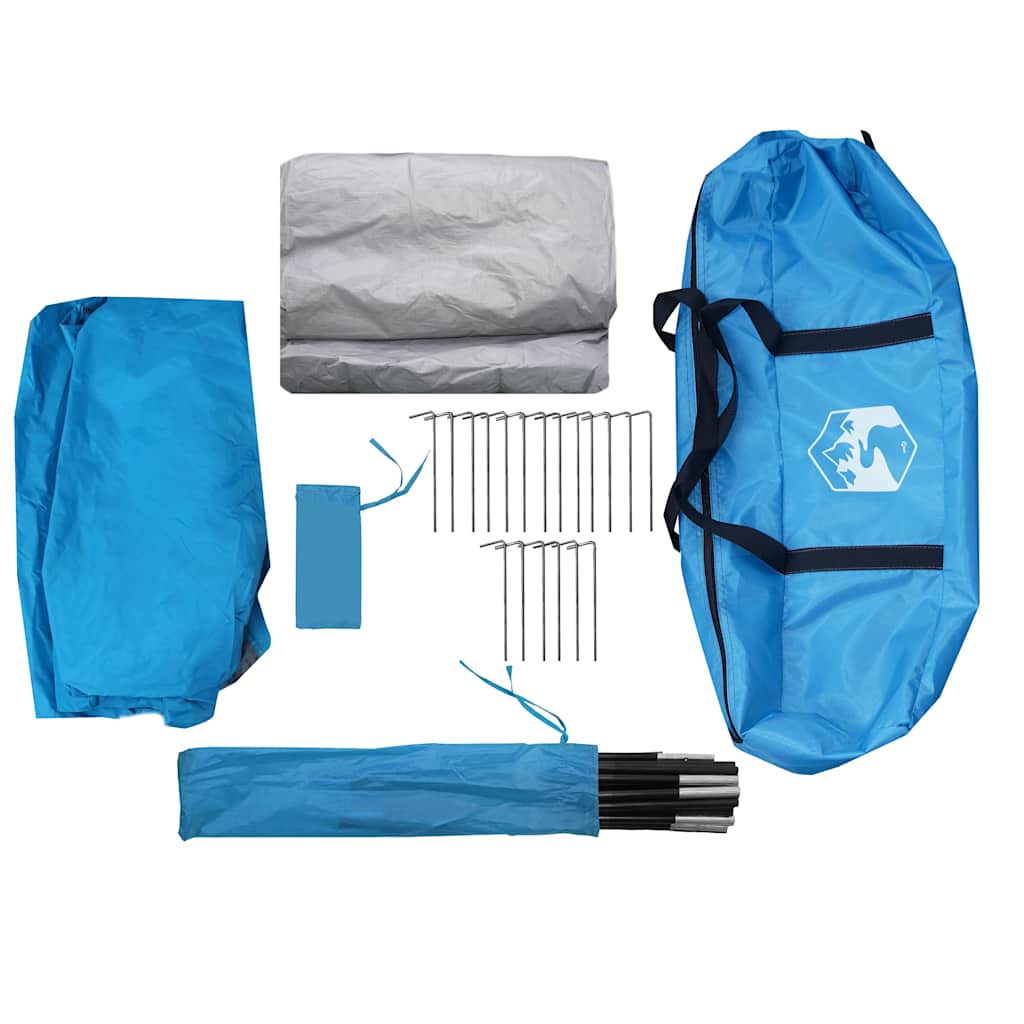 Tenda da Campeggio Crossvent per 8 Persone Blu Impermeabile
