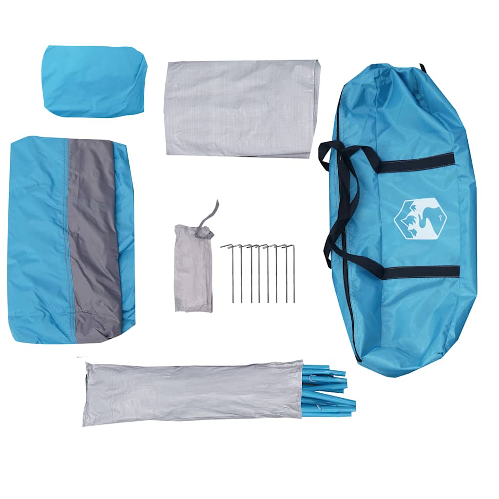 Tenda per Toilette Blu Impermeabile